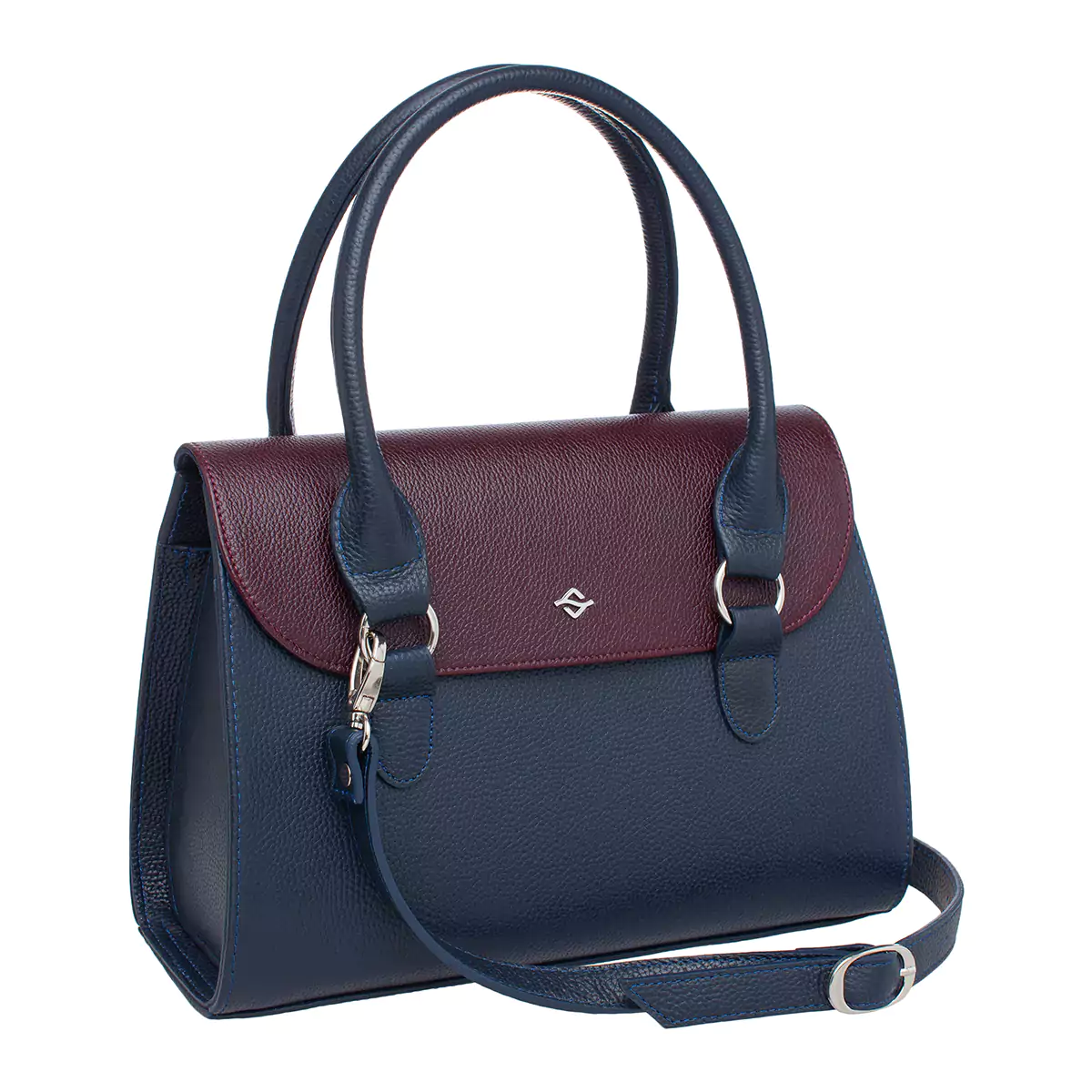 Женская сумка Bloy Dark Blue/Burgundy